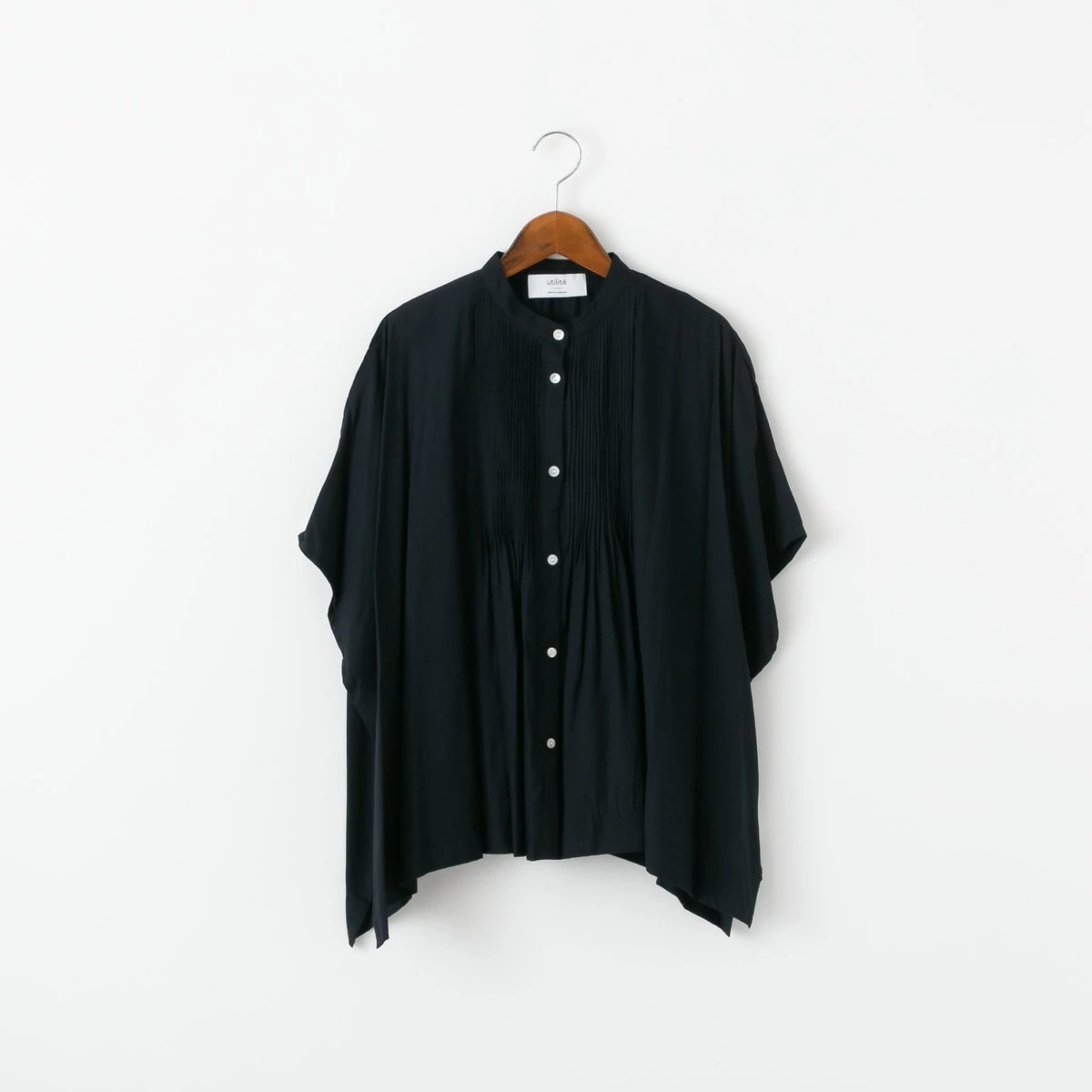 utilite ユティリテ ボックス ピンタックシャツ 3色 UT502AW11