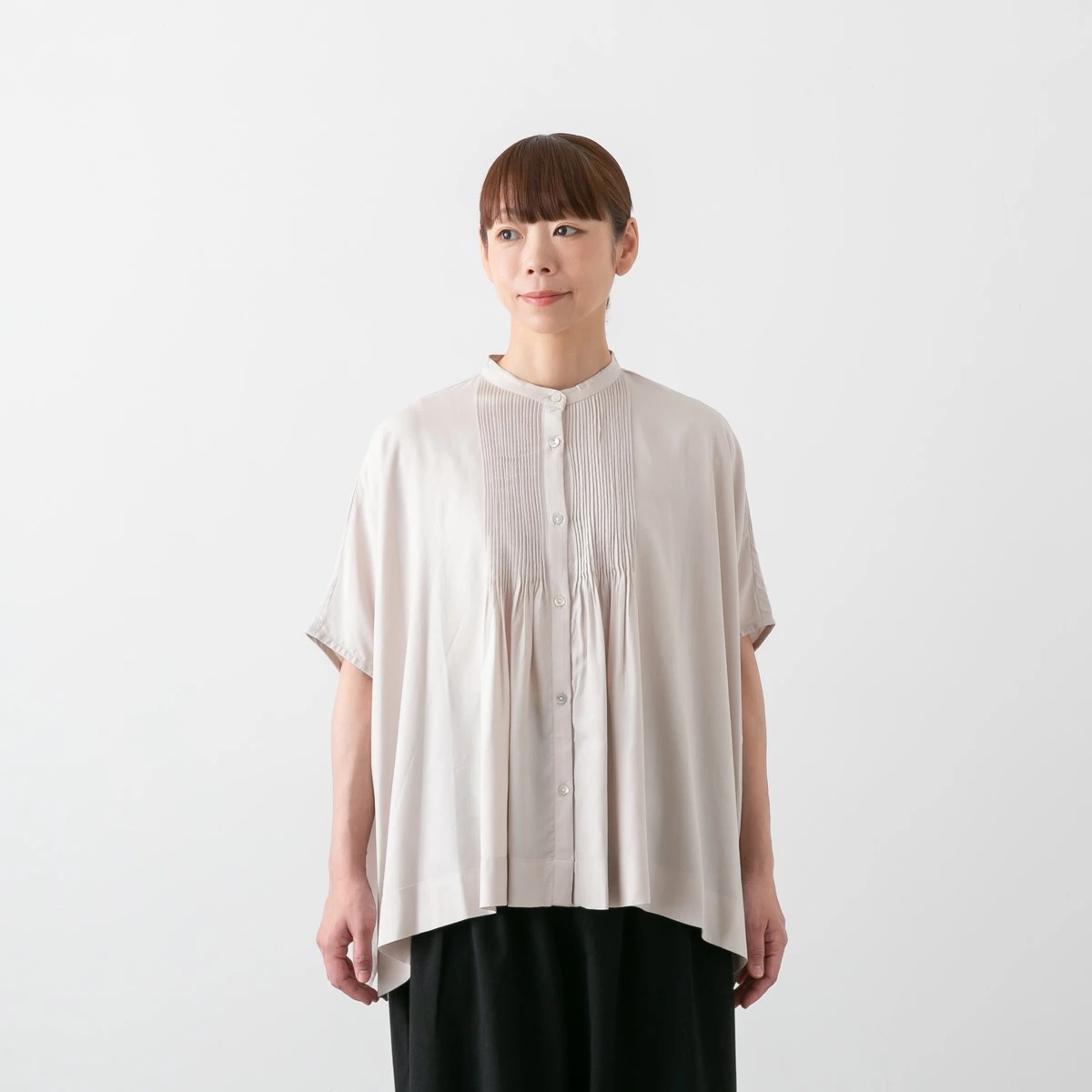 utilite ユティリテ ボックス ピンタックシャツ 3色 UT502AW11