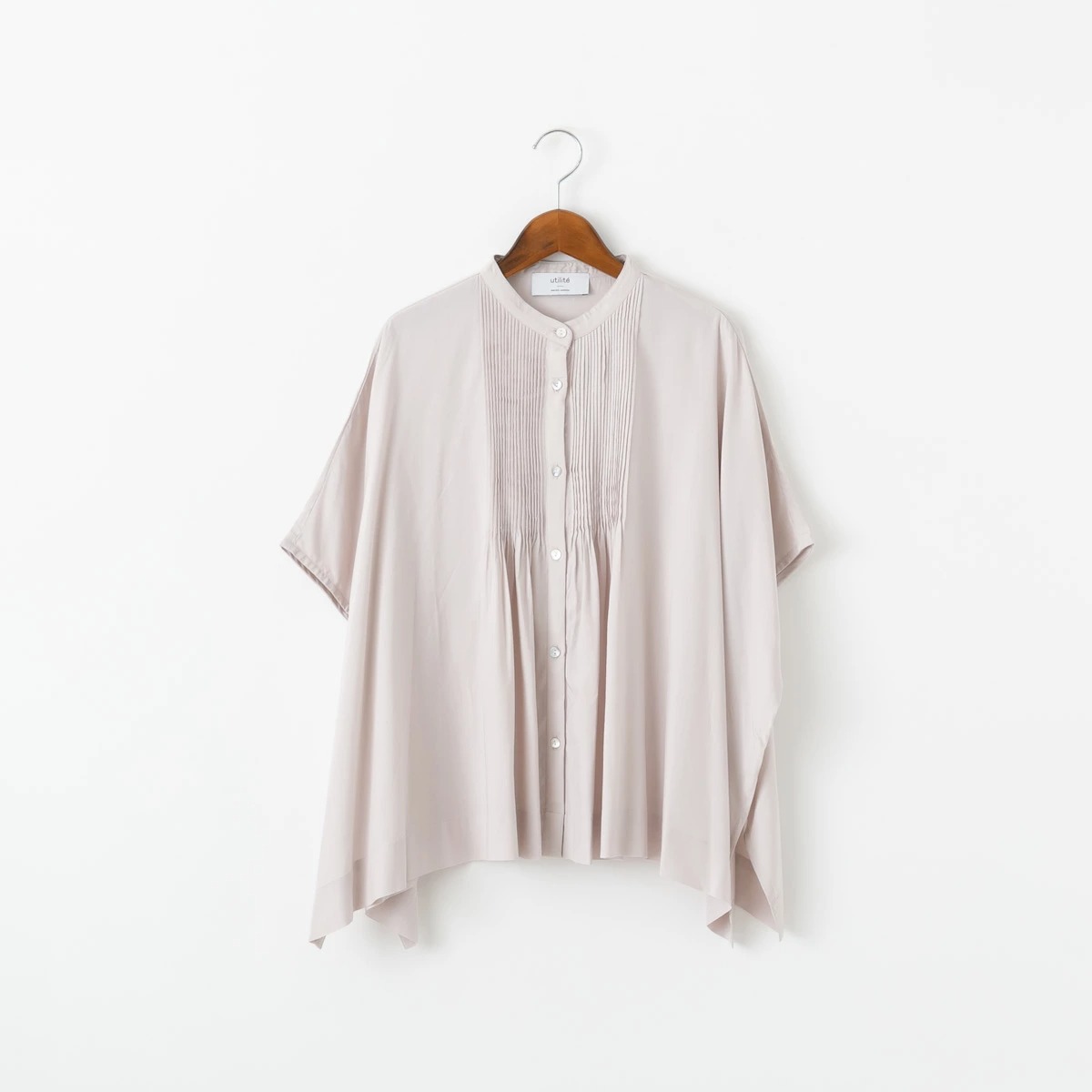 utilite ユティリテ ボックス ピンタックシャツ 3色 UT502AW11