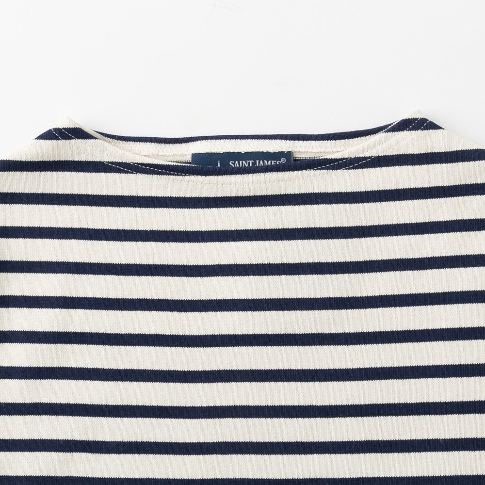 SAINT JAMES セントジェームス OUESSANT ウエッソン ボーダー 長袖 ECRU 定番 ボートネック カットソー OUESSANT RA