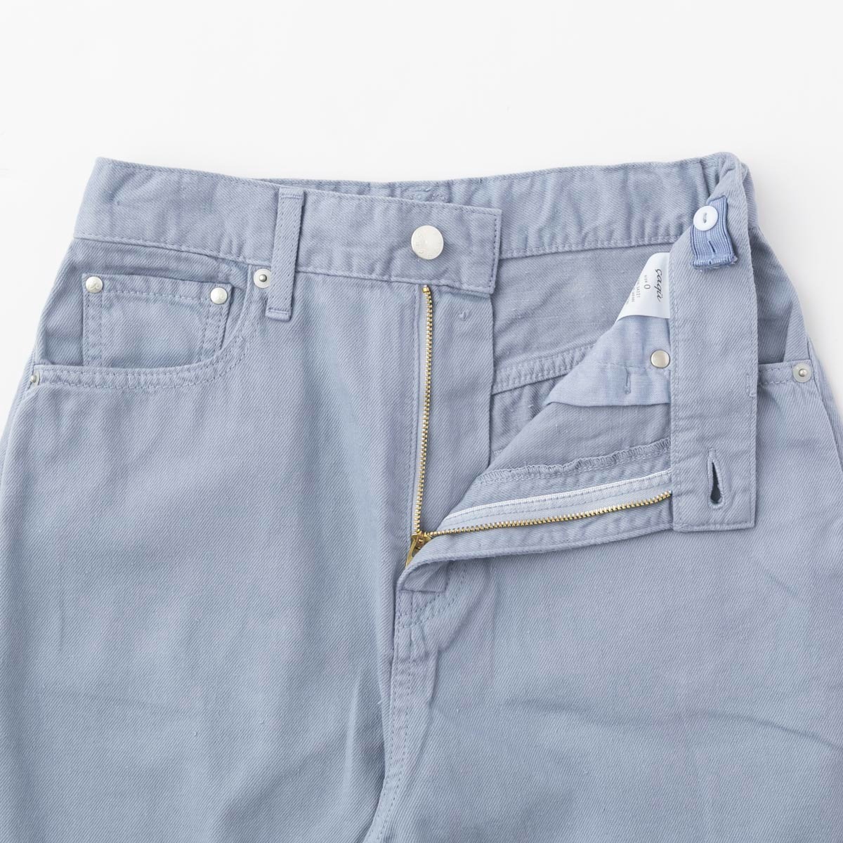 caqu サキュウ Color Linen Barrel Pants カラー コットン リネン バレルパンツ 3色 34221