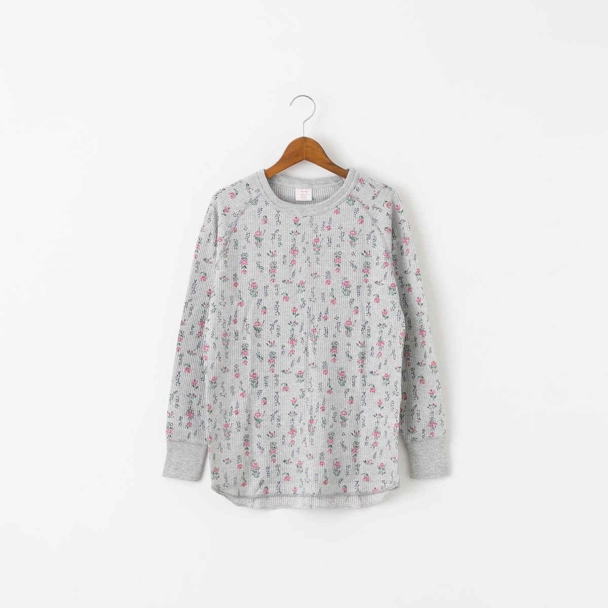 JEMORGAN ジェーイーモーガン WAFFLE FLOWER RAGLAN CREW PACK L/S TEE