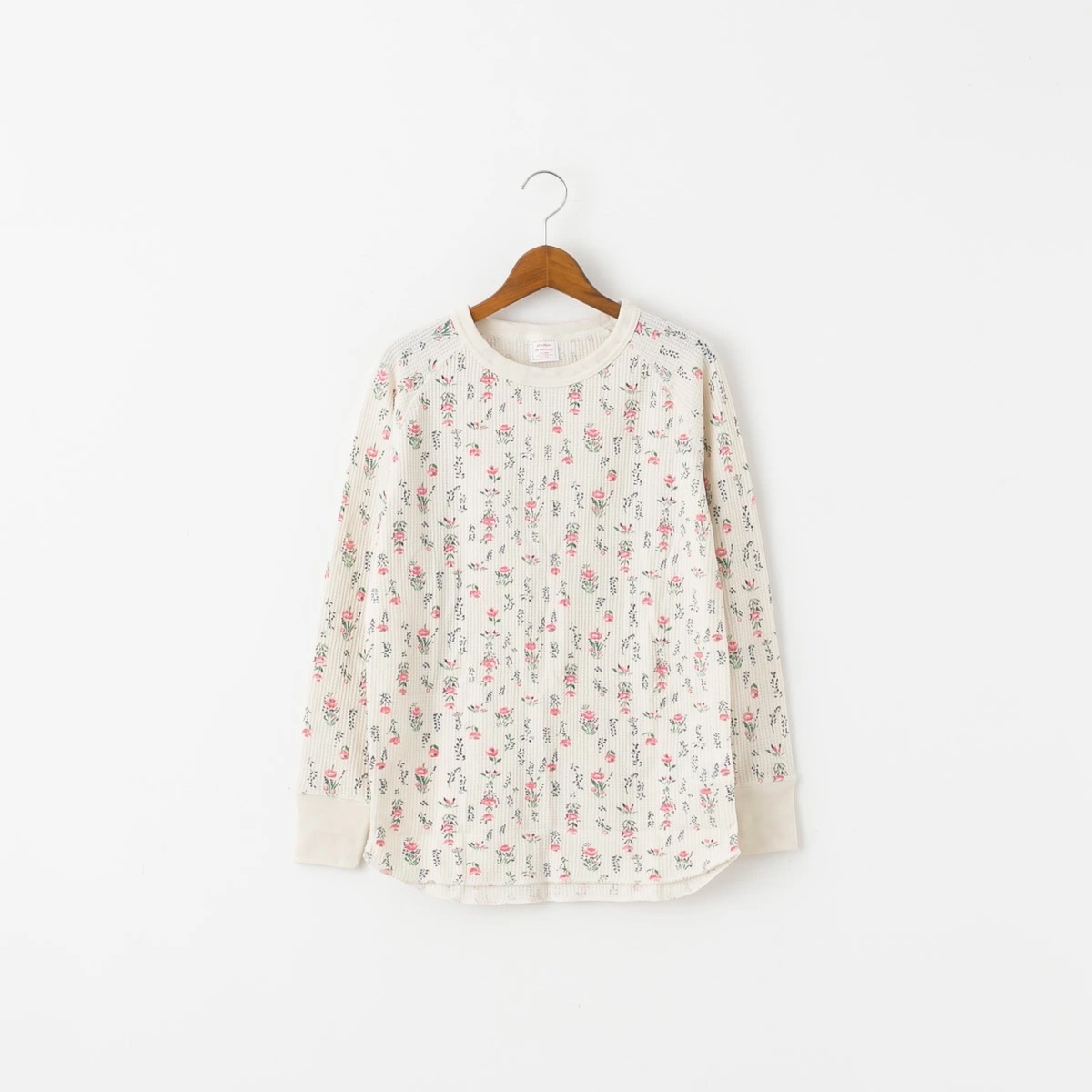 JEMORGAN ジェーイーモーガン WAFFLE FLOWER RAGLAN CREW PACK L/S TEE