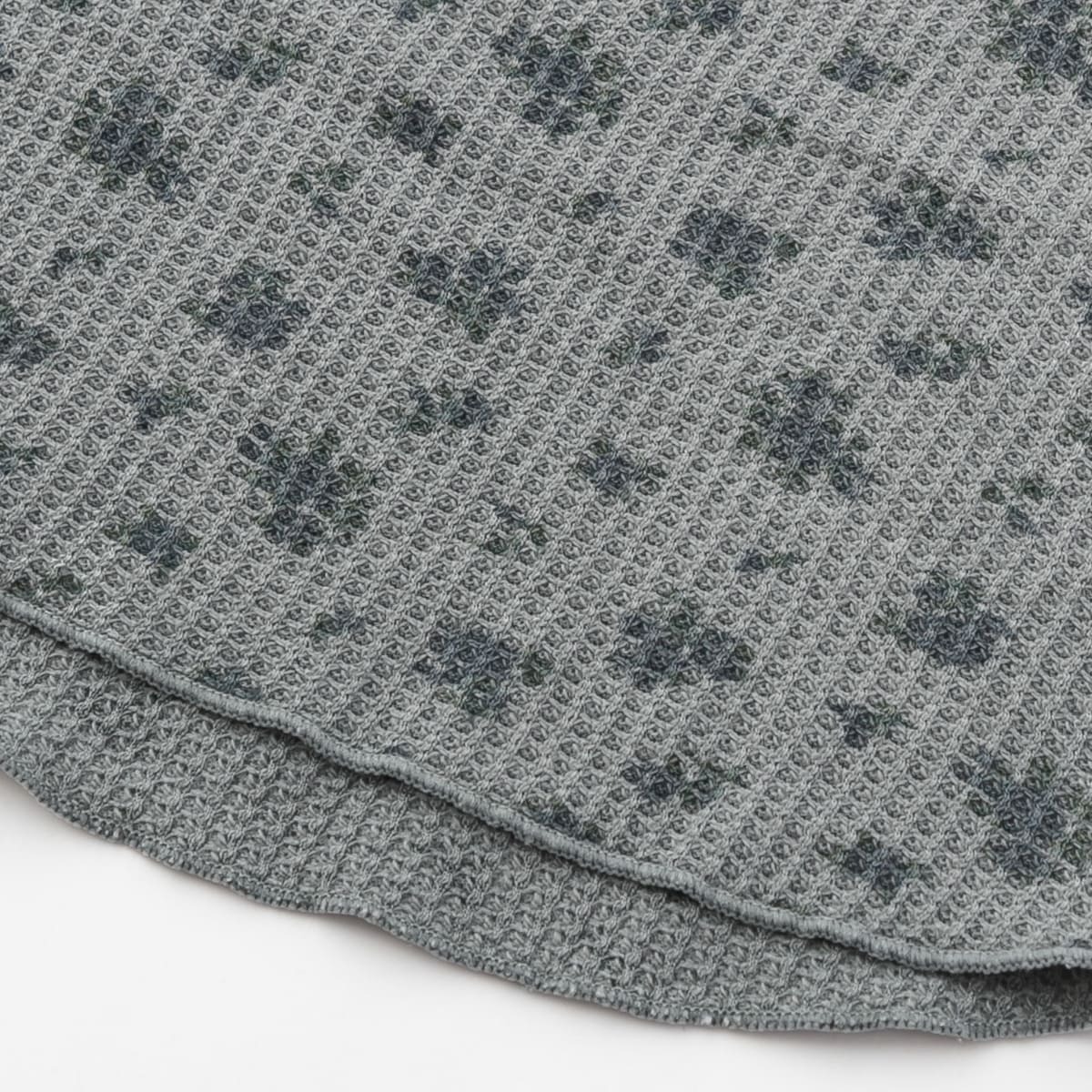 JEMORGAN ジェーイーモーガン WAFFLE OVER DYE RAGLAN L/S TEE ワッフル ラグラン クルーネック 長袖 Tシャツ 後染め 花柄 JE053-19S