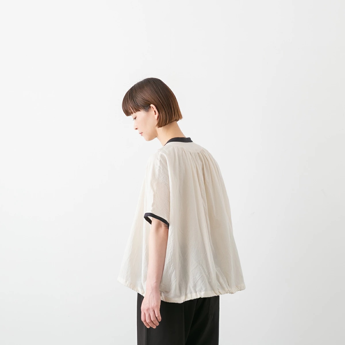 MANON マノン FRENCH SLEEVE SPINDLE CLERIC AMICAL SHIRT フレンチ