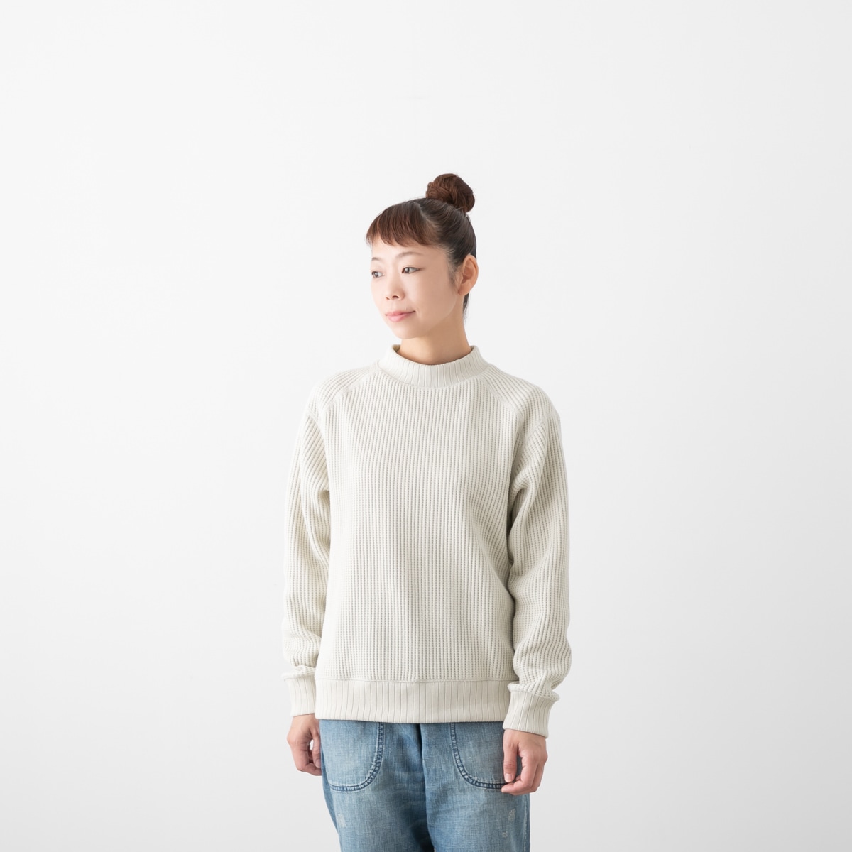 Jackman ジャックマン ワッフルミッドネック Waffle Midneck 4色 JM7200