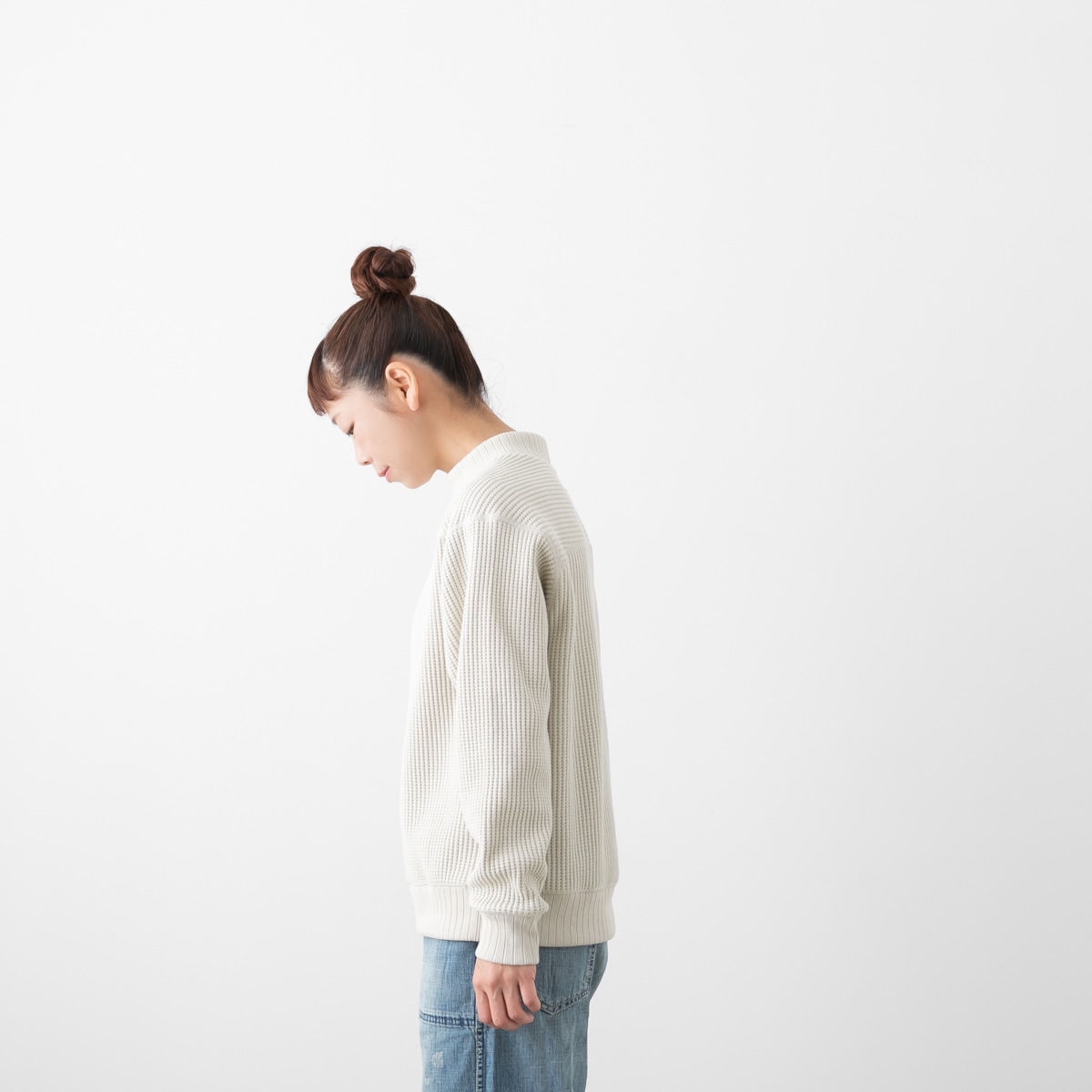 Jackman ジャックマン ワッフルミッドネック Waffle Midneck 4色 JM7200