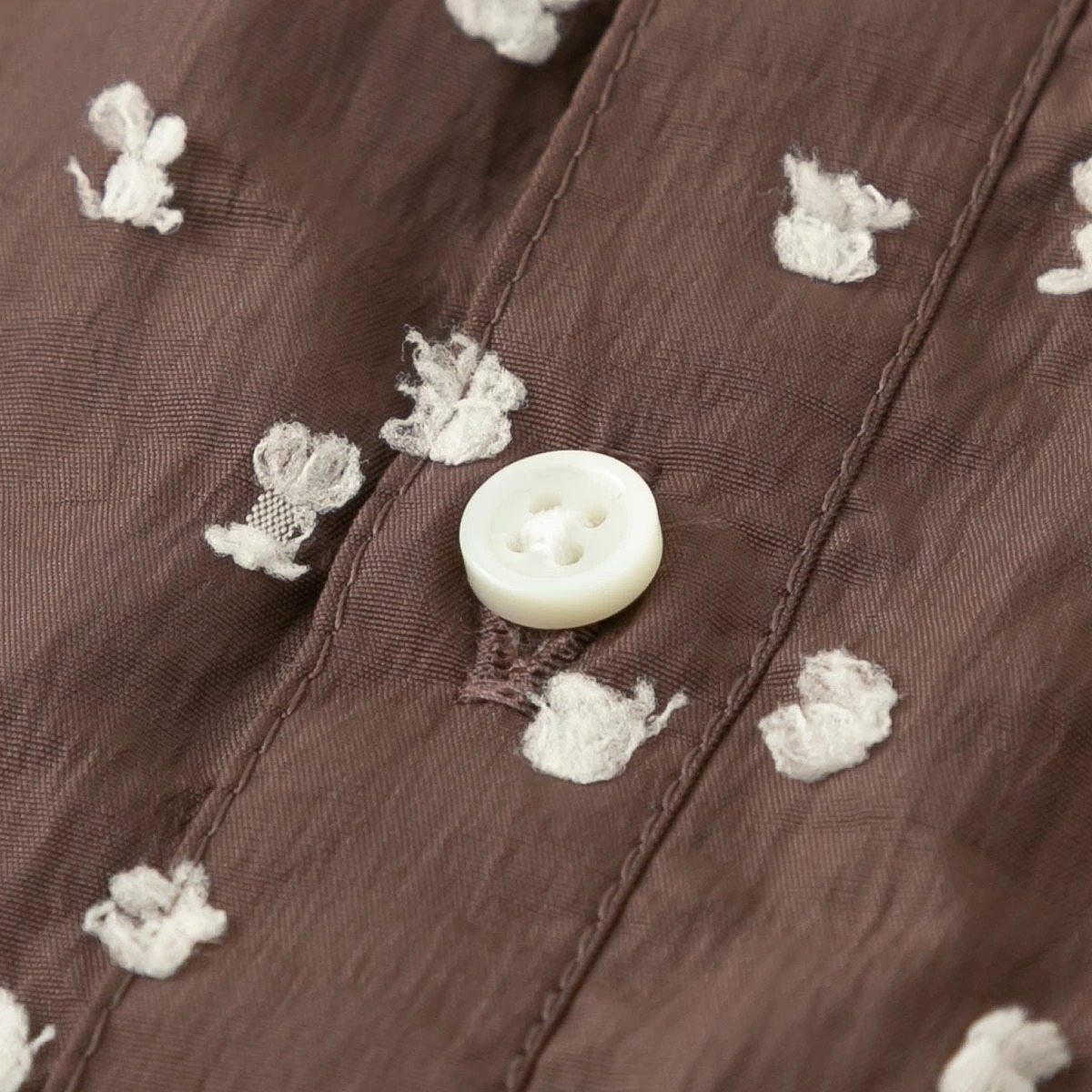 MANON マノン ナイロン ドット ジャガード アミカル シャツ 3色 MNN-SH-305