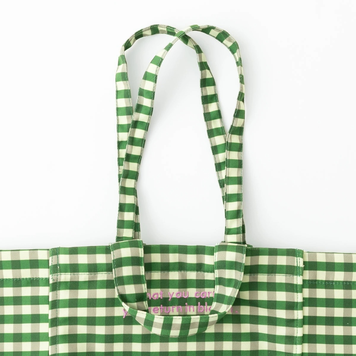 beej ビージ Gingham check totebag ギンガムチェック トートバッグ 2