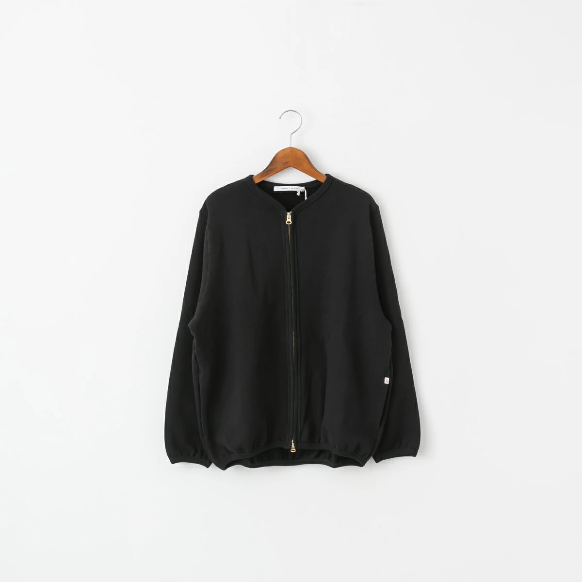 harmonie アルモニ 30/10 ヴィンテージ 裏毛 ノーカラー ダブルジップ カーディガン 4色 62590585