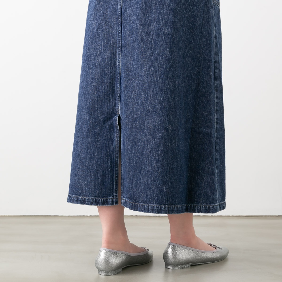 D.M.G ドミンゴ 10ozムラ糸デニム ベイカースカート 17-502D
