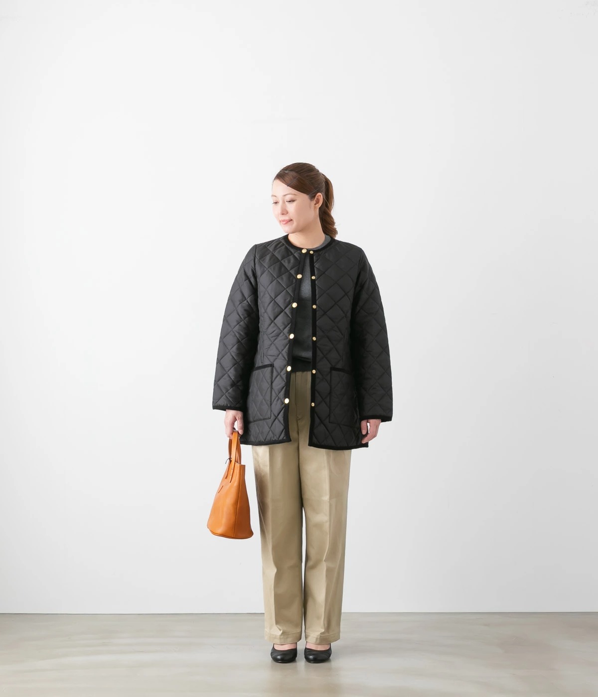 Traditional Weatherwear トラディショナルウェザーウェア ノーカラー キルティング ジャケット アークリー ミドル ARKLEY MIDDLE 2色 L252APQCO0482AA