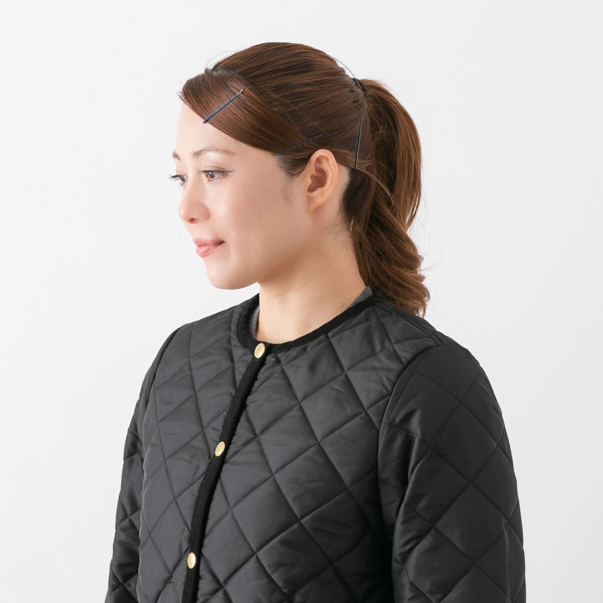 Traditional Weatherwear トラディショナルウェザーウェア ノーカラー キルティング ジャケット アークリー ミドル ARKLEY MIDDLE 2色 L252APQCO0482AA