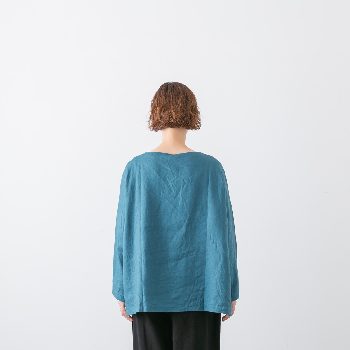 TRAVAIL MANUEL トラバイユ マニュアル タイディリネン ボートネック Tブラウス 3色 3010-51