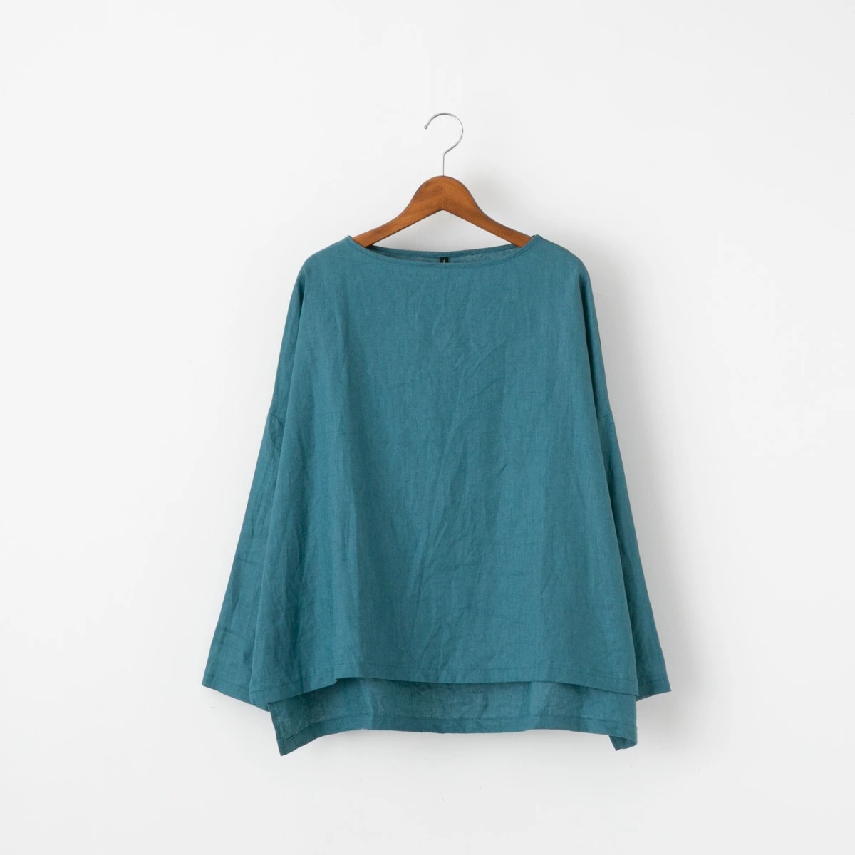 TRAVAIL MANUEL トラバイユ マニュアル タイディリネン ボートネック Tブラウス 3色 3010-51