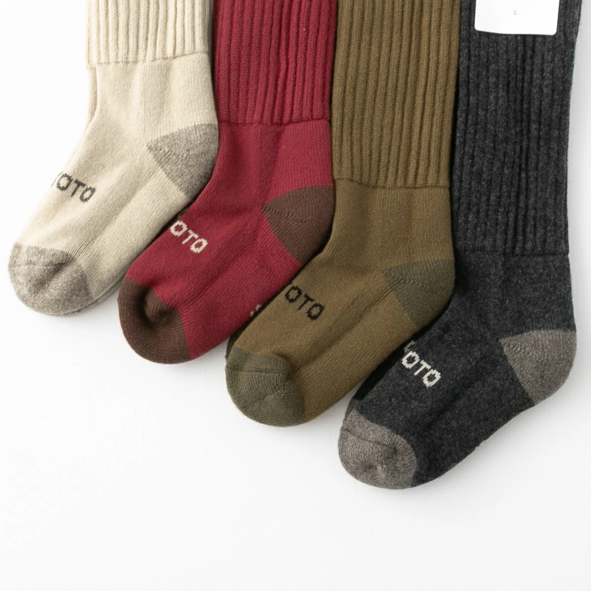 RoToTo ロトト MERINO LAMBS WOOL HIGH SOCKS メリノラムウール ハイソックス 4色 R1566