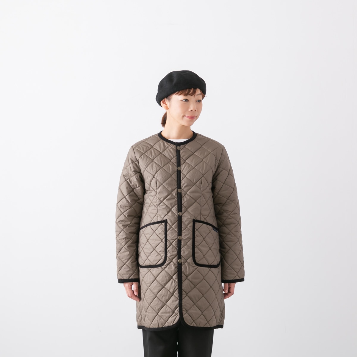 LAVENHAM ラベンハム キルティング クルーネック コート CREW NECK COAT LV6114