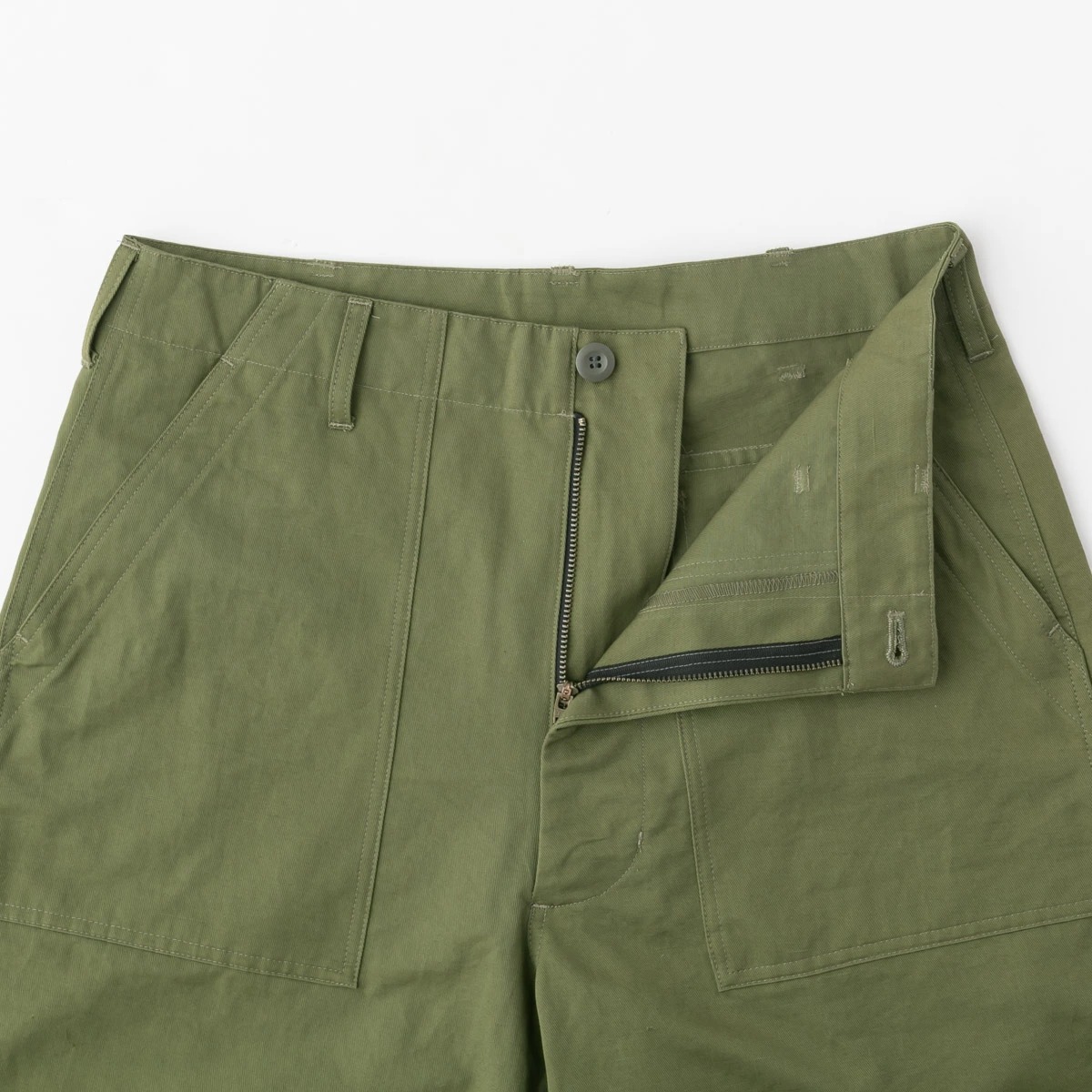 HTS エイチティーエス LINEN KERSEY BAKER PANTS コットン リネン
