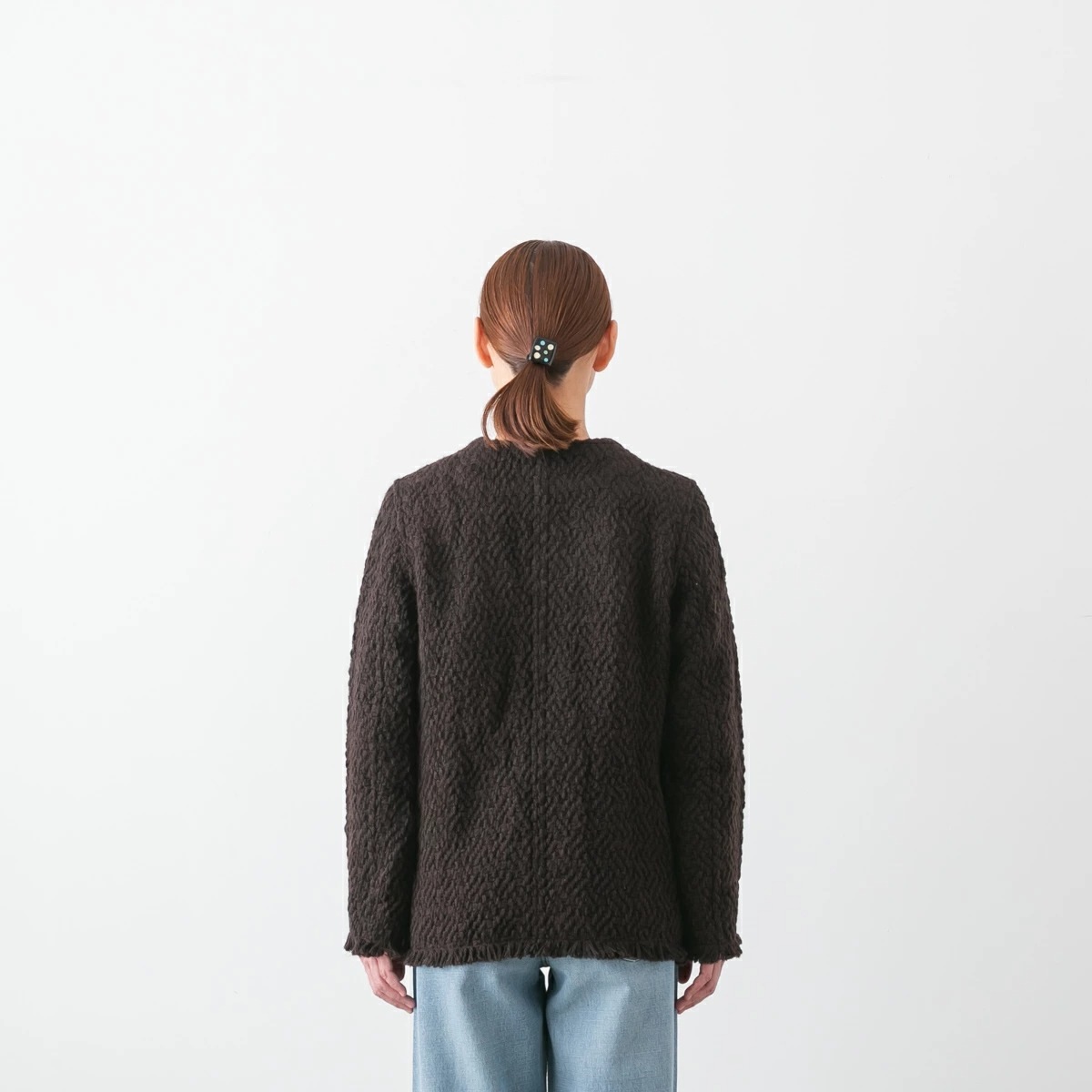 John Branigan ジョン ブラニガン 4POCKET FRINGED JACKET 4ポケット ニット フリンジ ジャケット 2色 20084PF