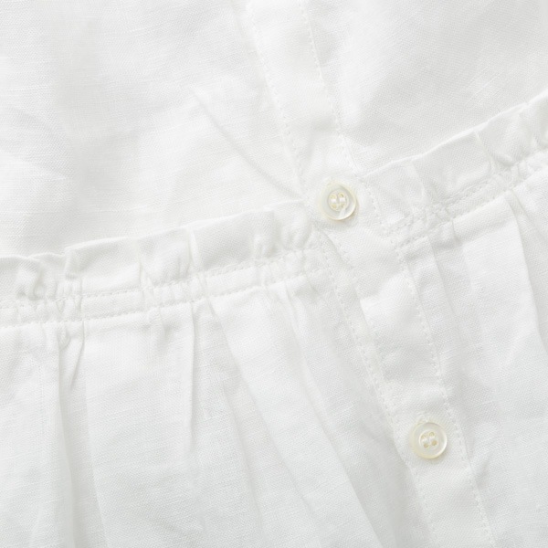 UNIVERSAL TISSU ユニヴァーサル ティシュ フレンチリネン ギャザー ボリューム ブラウス 3色 UT171BL001