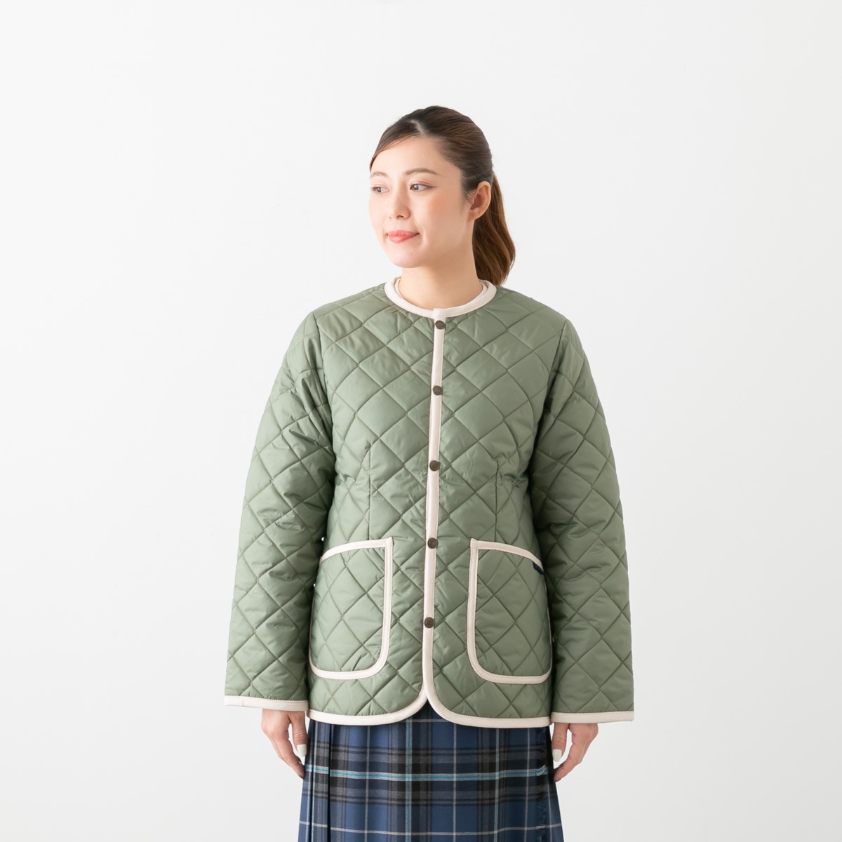 LAVENHAM ラベンハム キルティング クルーネック ジャケット CREW NECK JACKET LV6186