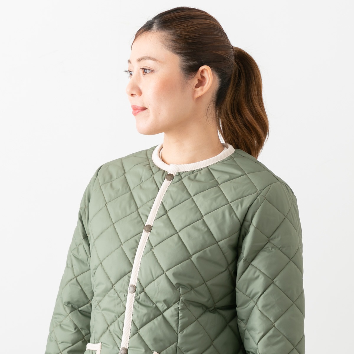 LAVENHAM ラベンハム キルティング クルーネック ジャケット CREW NECK JACKET LV6186