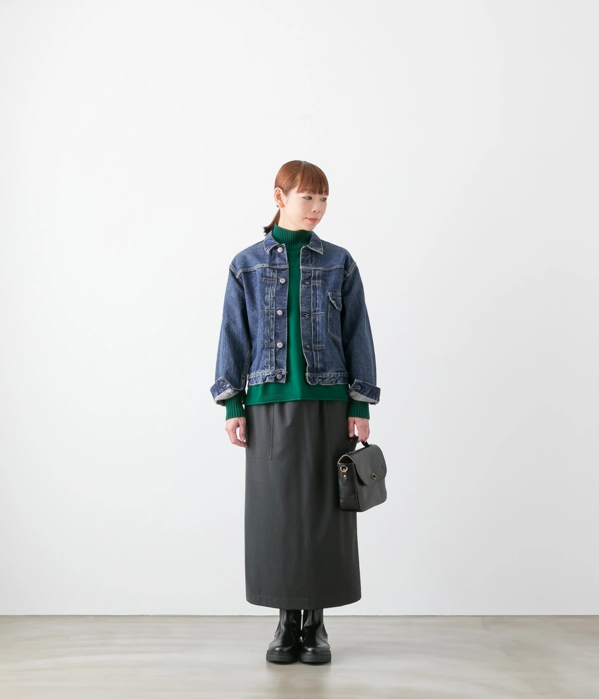 orSlow オアスロウ <br />1940'S TYPE1 PLEATED FRONT DENIM BLOUSE<br />プリーツ フロント デニム ジャケット 03-6011-84