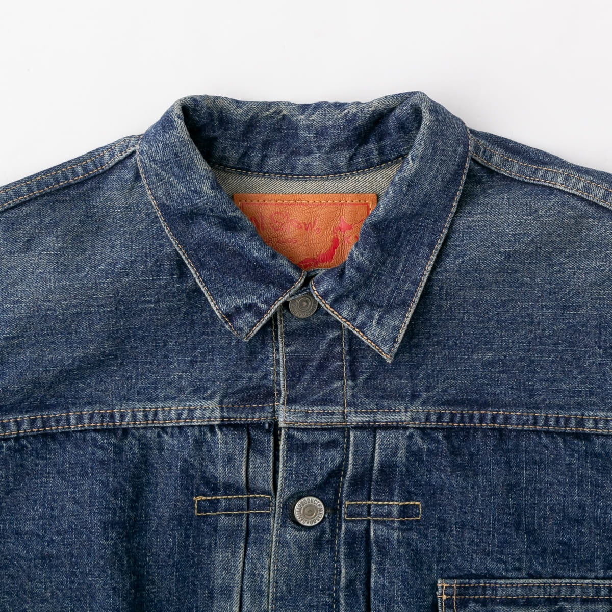orSlow オアスロウ <br />1940'S TYPE1 PLEATED FRONT DENIM BLOUSE<br />プリーツ フロント デニム ジャケット 03-6011-84