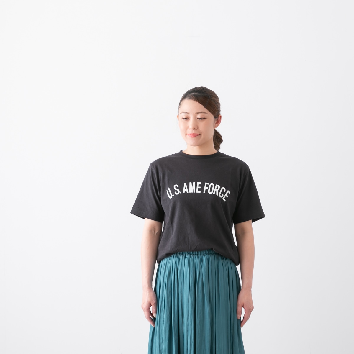Americana アメリカーナ U.S. AME FORCE プリント Tシャツ 3色