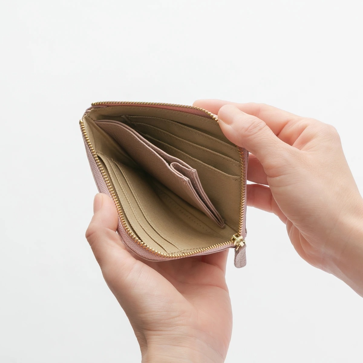 CLEDRAN クレドラン レザー L字ファスナー コンパクト ウォレット SOU SHORT SLIM WALLET 4色 CL3474