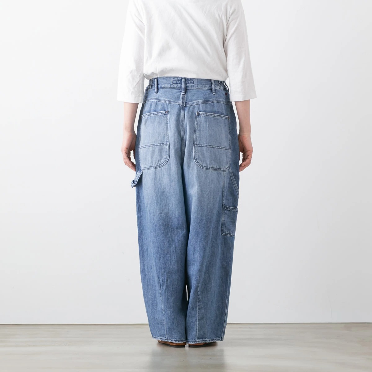 Brocante ブロカント 10oz 甘織デニム デフォルメ パントルパンツ 33-433D