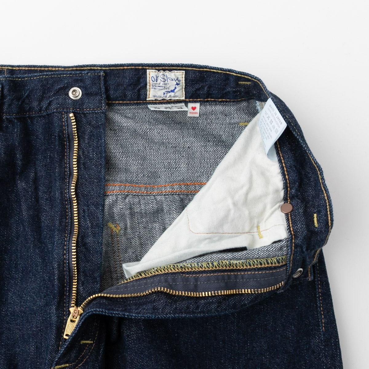 orSlow オアスロウ ハイライズ デニム パンツ Lady's High Rise Denim Pants 00-1040-81