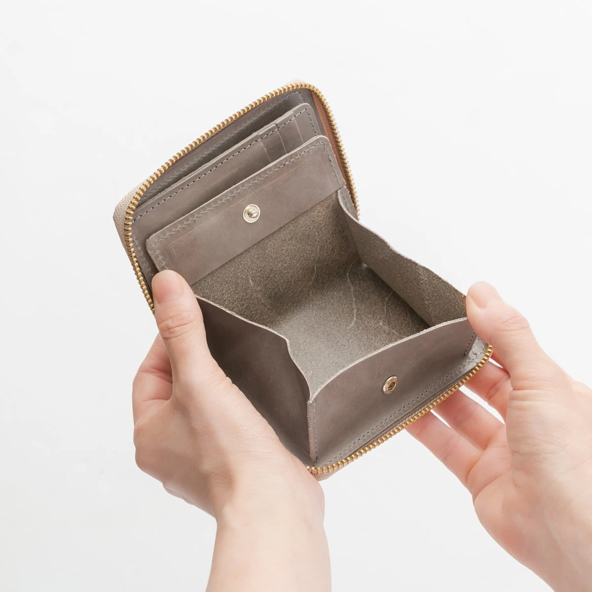 CLEDRAN クレドラン レザー 二つ折り ラウンドファスナー ウォレット EPON WALLET 5色 CL3888