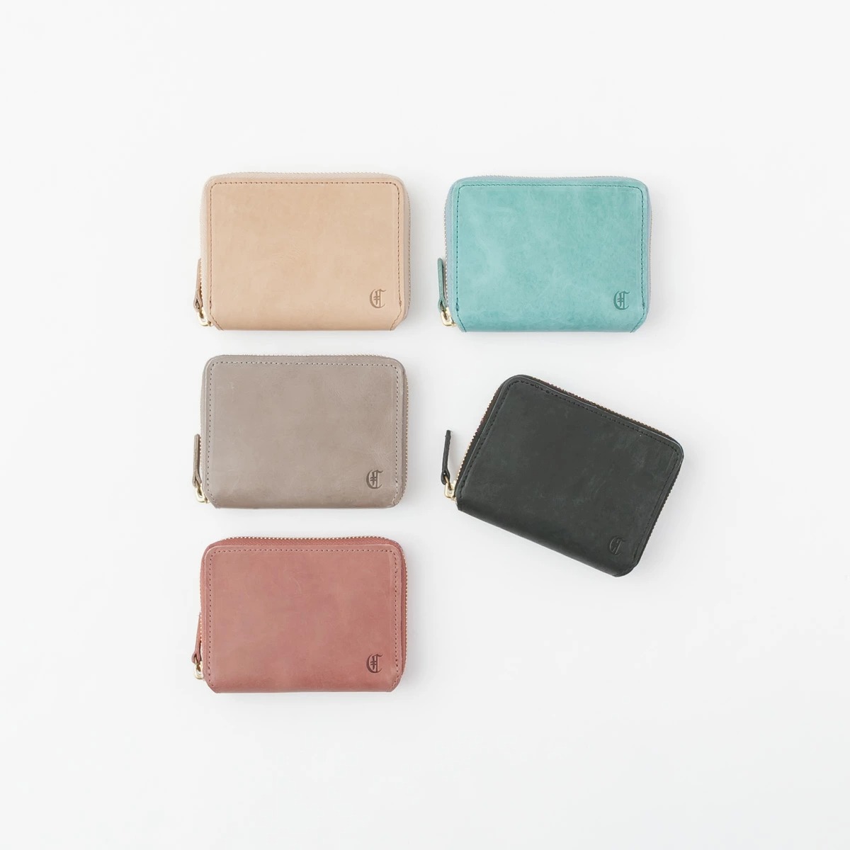 CLEDRAN クレドラン レザー 二つ折り ラウンドファスナー ウォレット EPON WALLET 5色 CL3888