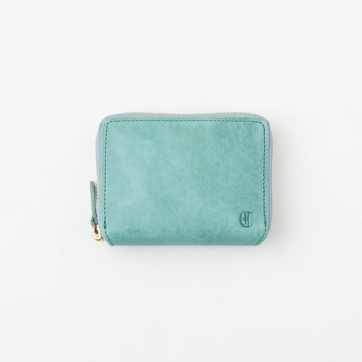 CLEDRAN クレドラン レザー 二つ折り ラウンドファスナー ウォレット