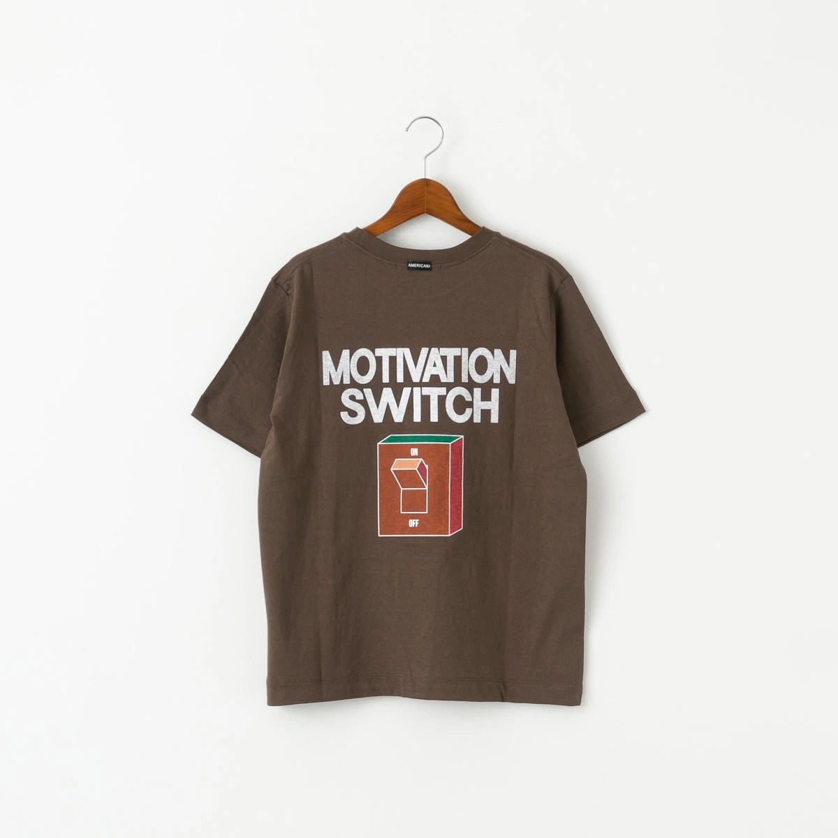 ラフィー丸胴 バックプリントT Americana アメリカーナ ラフィー丸胴天竺 バックプリント Tシャツ 4色