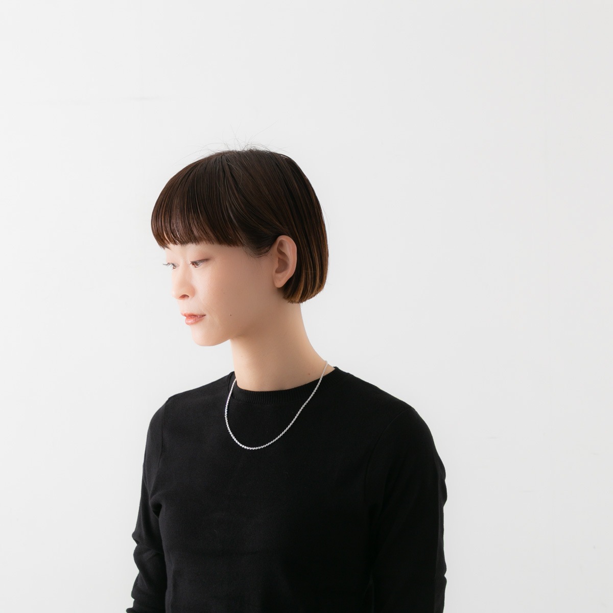 blancle ブランクレ SILVER CHAIN NECKLACE シルバーチェーン ネックレス bc1275