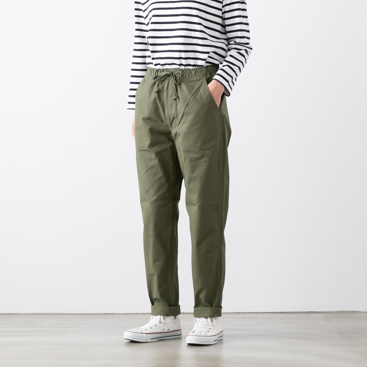 orSlow オアスロウ ユニセックス ニューヨーカー パンツ UNISEX NEW YORKER ARMY GREEN 1002-76