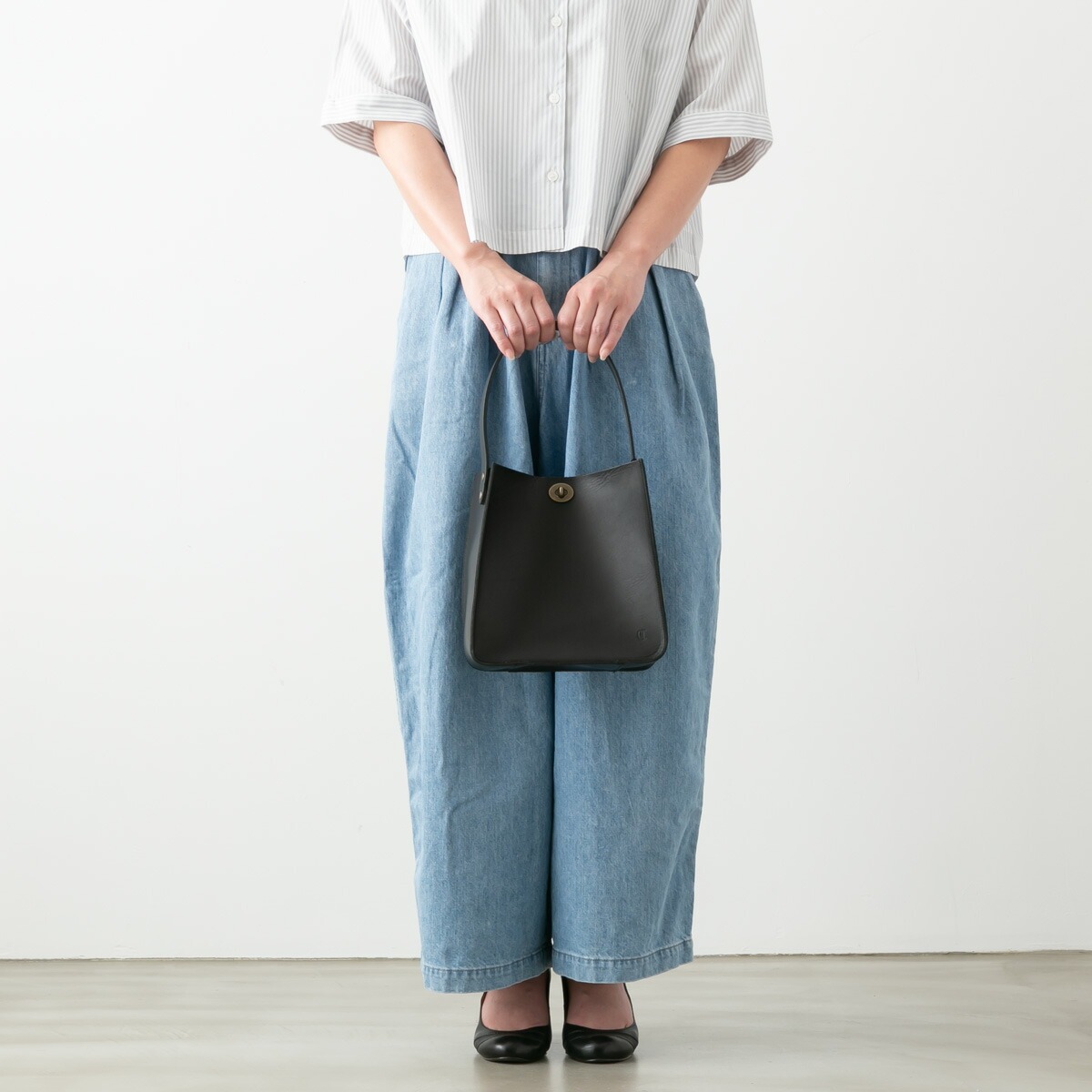 CLEDRAN クレドラン CINQ ONE HANDLE TOTE サンク ワンハンドル トートバッグ 2色 CL3600