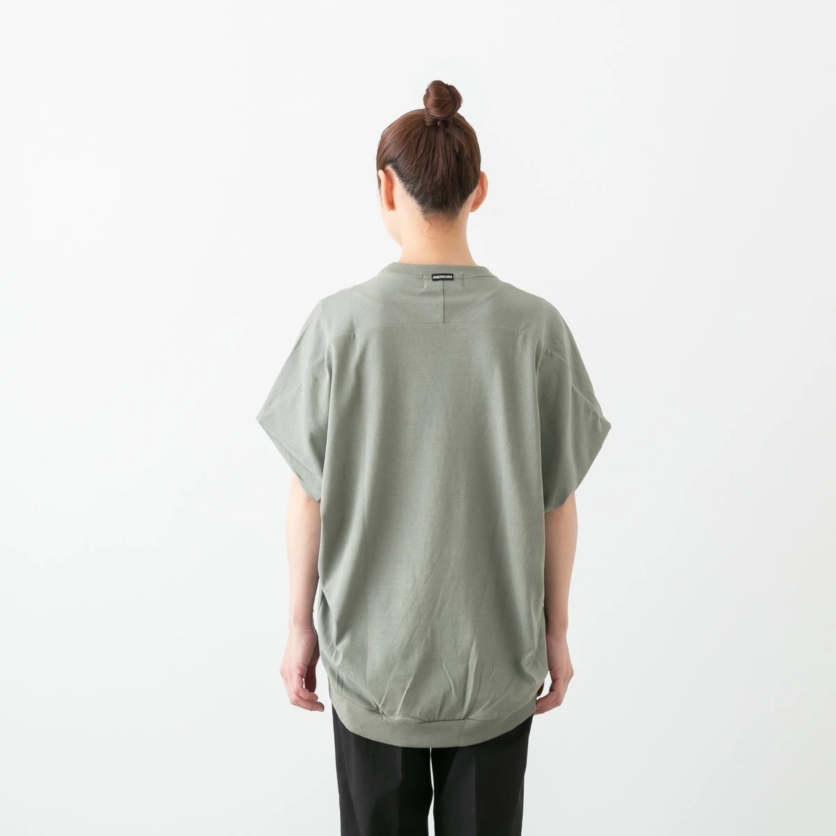 アメリカーナ コットンキュプラ 天竺ノースリーブ Tシャツ メール便OK Americana BRF-M-755A 春夏 カジュアル