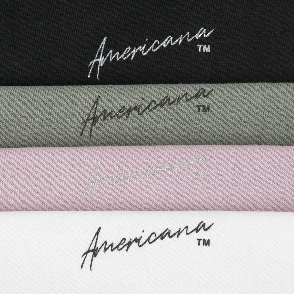 アメリカーナ コットンキュプラ 天竺ノースリーブ Tシャツ メール便OK Americana BRF-M-755A 春夏 カジュアル