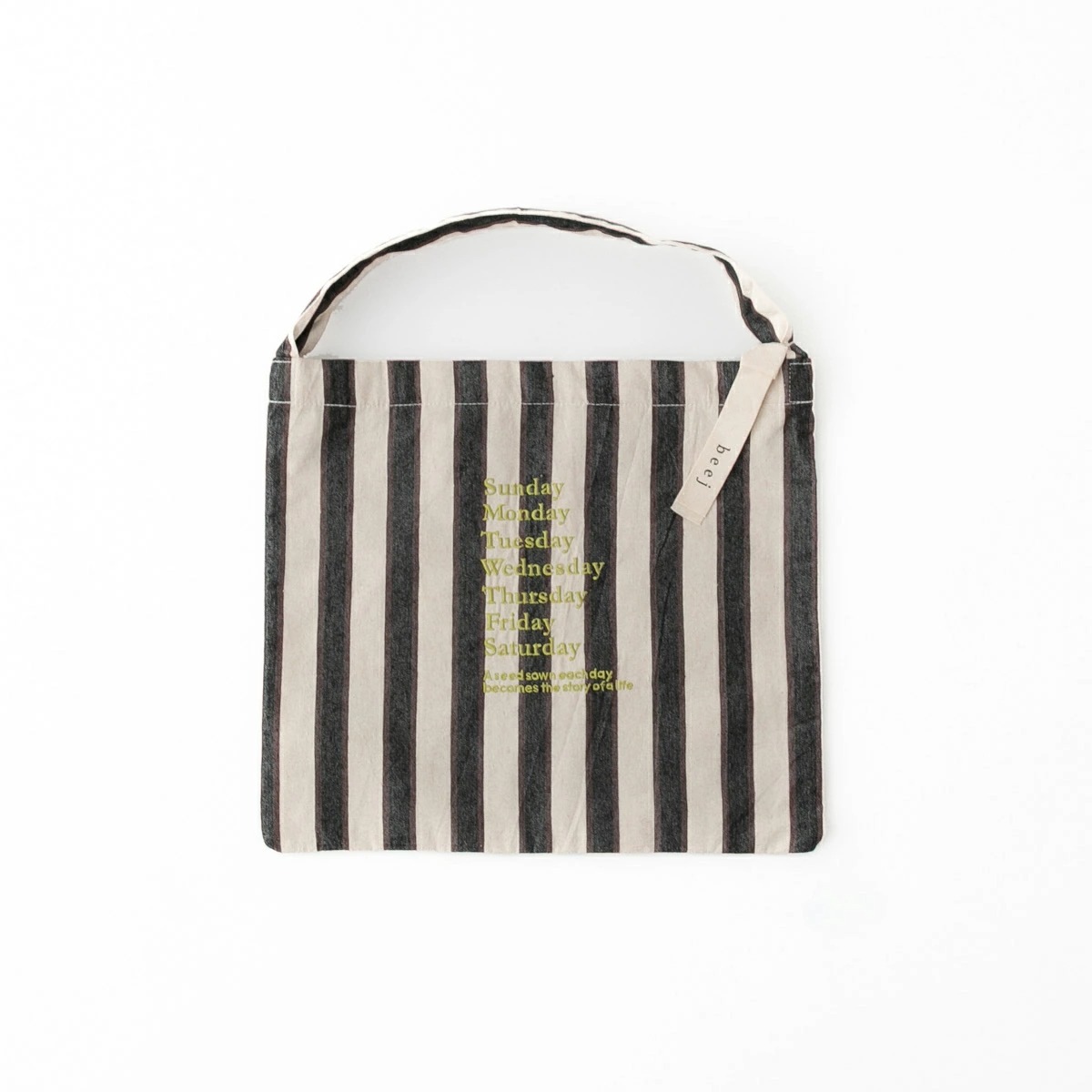 beej ビージ Stripe fabric OS bag ストライプ ファブリック ワンショルダー バッグ 4色 PWMI-IT-018