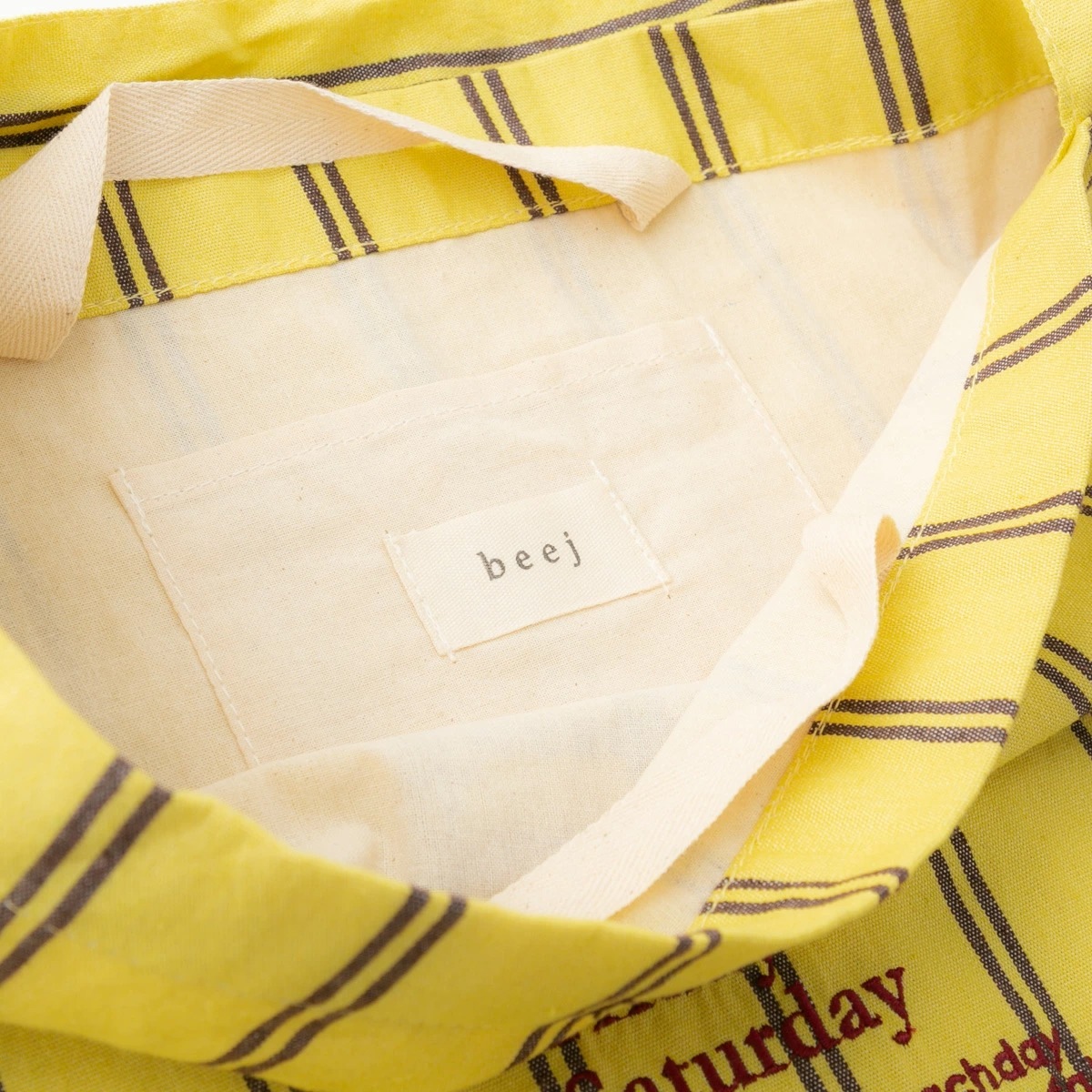 beej ビージ Stripe fabric OS bag ストライプ ファブリック ワンショルダー バッグ 4色 PWMI-IT-018