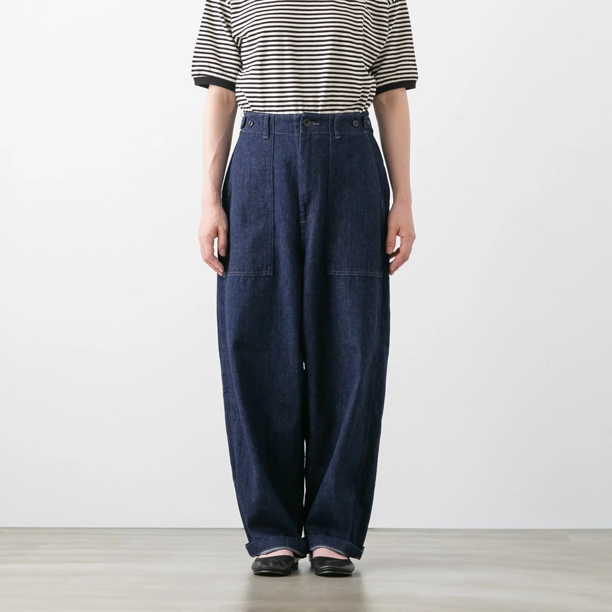 Ordinary fits オーディナリーフィッツ JAMES FATIGUE DENIM PANTS ファティーグ ジェームス デニム パンツ ONEWASH 101JOW-326