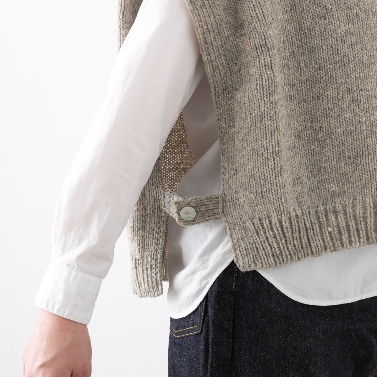 utilite ユティリテ ウール ニット ベスト 2色 UT311AWK11