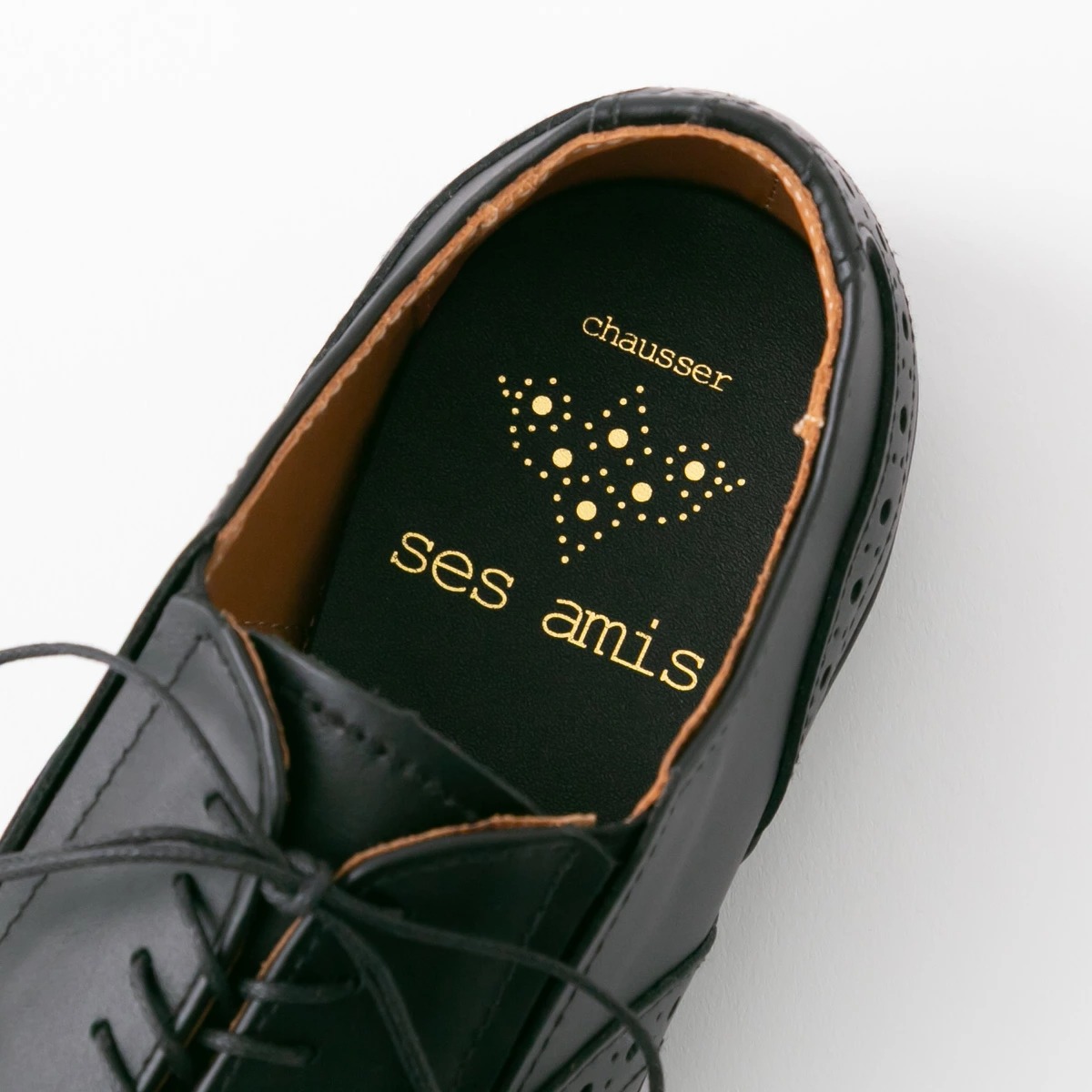 ses amis セザミ LEATHER SNEAKERS レザー スニーカー 2色 SA-01