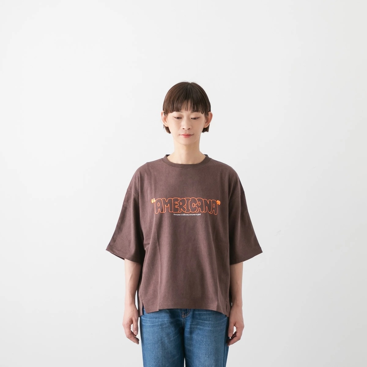 Americana アメリカーナ プリント Tシャツ 3色 BRF-M-837A/1