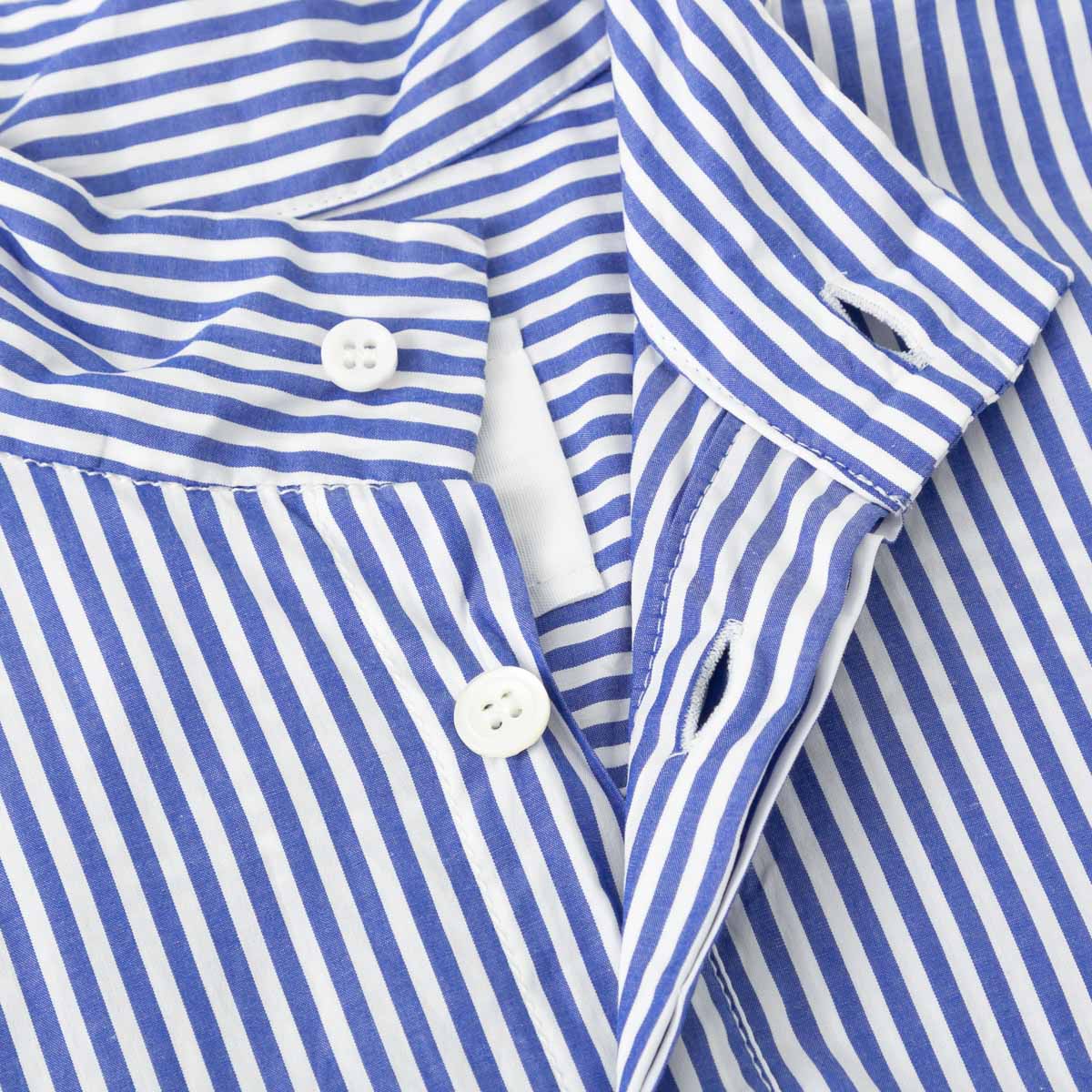 UNIVERSAL TISSU ユニヴァーサルティシュ コットンブロード ホスピタル ワンピース ストライプ 2色 UT220OP026