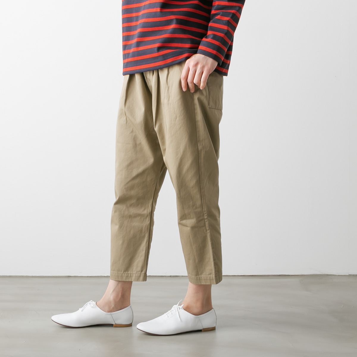 TRAVAIL MANUEL トラバイユ マニュアル コンパクト チノ サドルパンツ