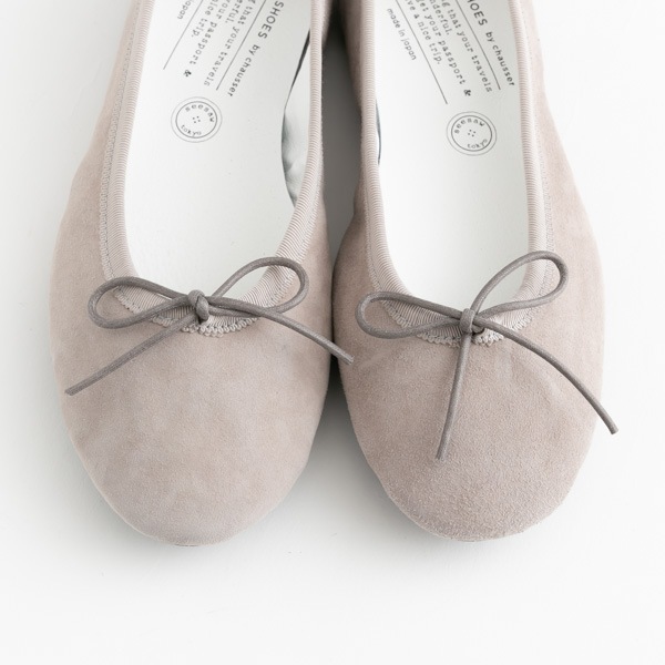 TRAVELSHOESbychausser トラベルシューズバイショセ スエード バレエ